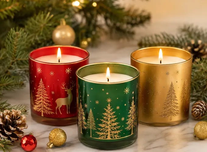 Christmas jar candles and gift sets