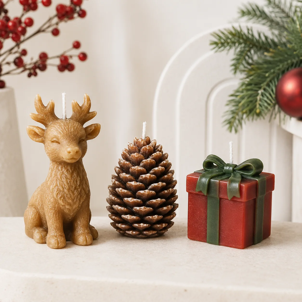 Christmas Shaped Candles image