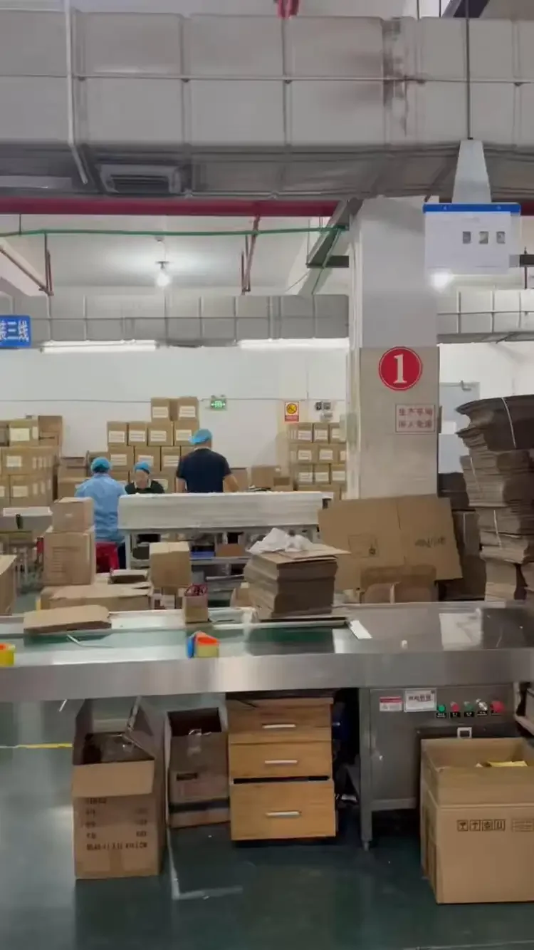 Factory packaging scene
